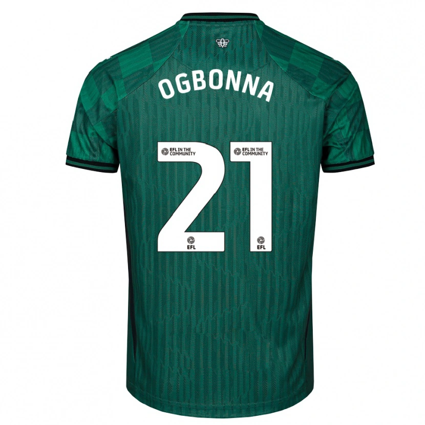 Danxen Damen Angelo Ogbonna #21 Grün Schwarz Auswärtstrikot Trikot 2025/26 T-Shirt