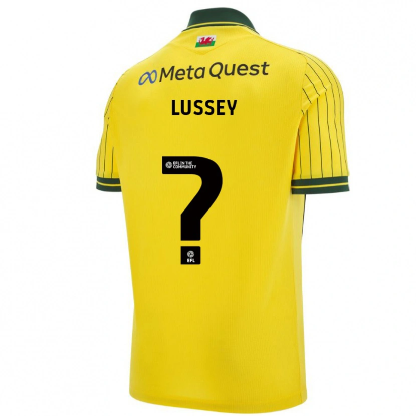 Danxen Damen Alfie Lussey #0 Gelb Grün Auswärtstrikot Trikot 2025/26 T-Shirt