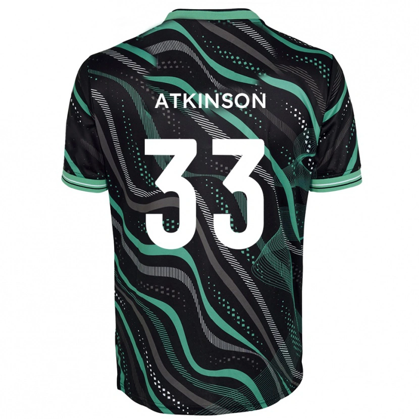 Danxen Damen Hayden Atkinson #33 Schwarz Grün Auswärtstrikot Trikot 2025/26 T-Shirt