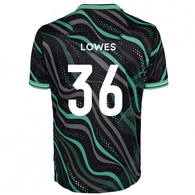 Danxen Damen Jonah Lowes #36 Schwarz Grün Auswärtstrikot Trikot 2025/26 T-Shirt