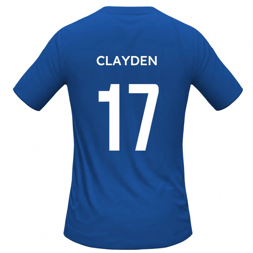 Danxen Damen Charles Clayden #17 Himmelblau Auswärtstrikot Trikot 2025/26 T-Shirt
