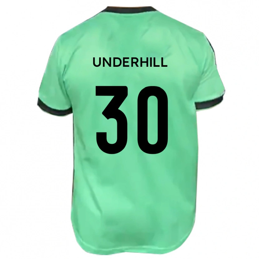 Danxen Damen Connor Underhill #30 Türkis Schwarz Auswärtstrikot Trikot 2025/26 T-Shirt