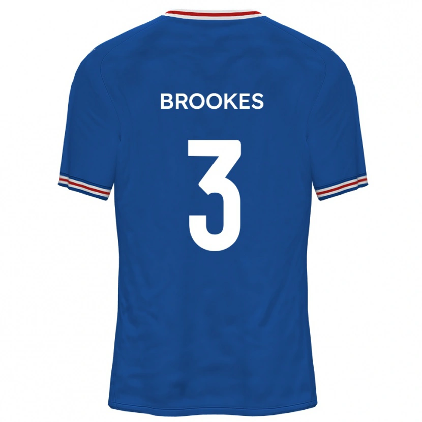 Danxen Damen Ben Brookes #3 Dodger Blau Auswärtstrikot Trikot 2025/26 T-Shirt