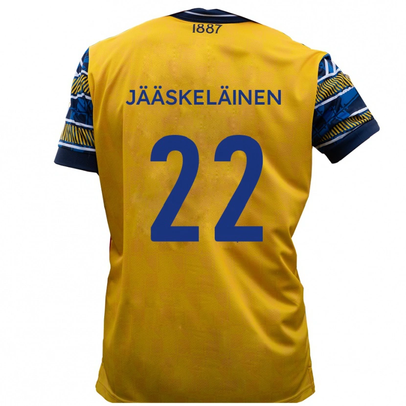 Danxen Damen Will Jääskeläinen #22 Gelb Schwarz Auswärtstrikot Trikot 2025/26 T-Shirt
