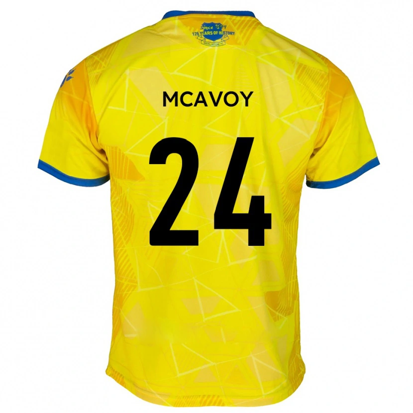 Danxen Damen Connor Mcavoy #24 Gelb Blau Auswärtstrikot Trikot 2025/26 T-Shirt