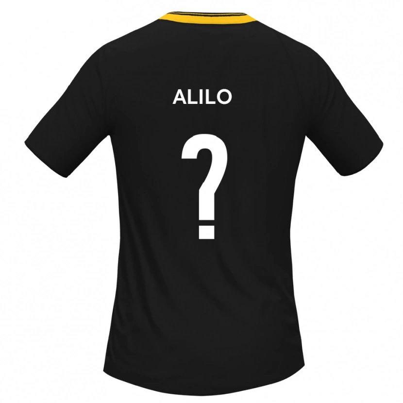 Danxen Damen Jordi Alilo #0 Schwarz Gelb Auswärtstrikot Trikot 2025/26 T-Shirt