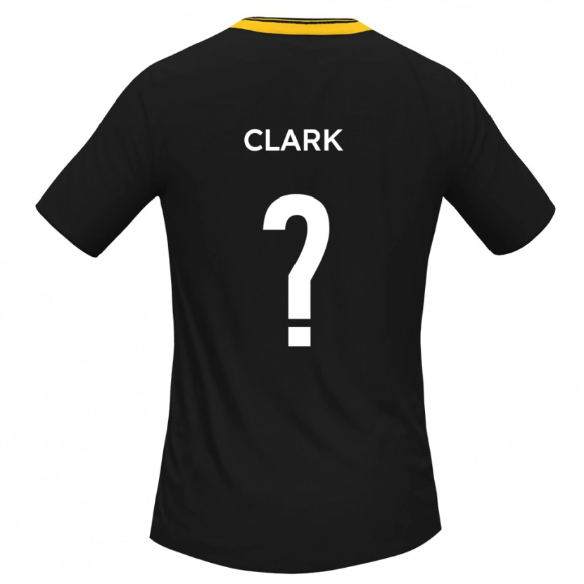 Danxen Damen Eden Clark #0 Schwarz Gelb Auswärtstrikot Trikot 2025/26 T-Shirt