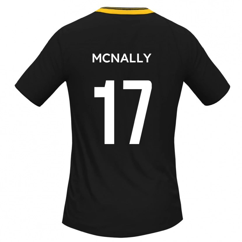 Danxen Damen Jordan Mcnally #17 Schwarz Gelb Auswärtstrikot Trikot 2025/26 T-Shirt