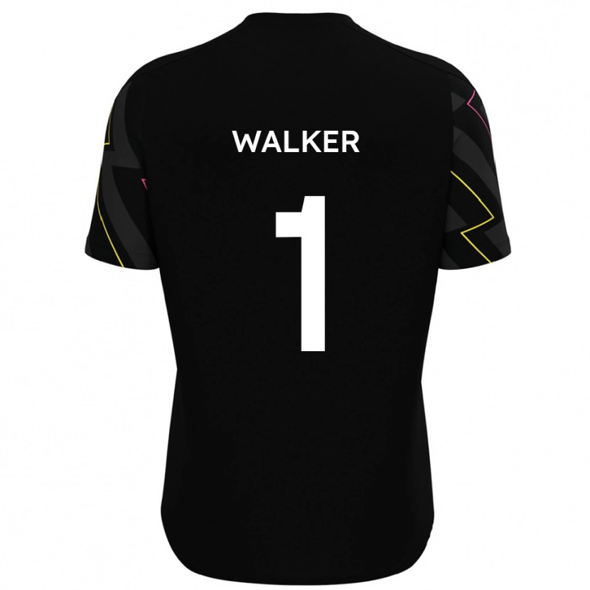Danxen Damen Laurie Walker #1 Schwarz Grau Auswärtstrikot Trikot 2025/26 T-Shirt