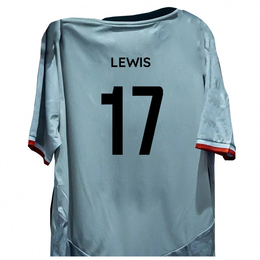 Danxen Damen Paul Lewis #17 Weiß Schwarz Auswärtstrikot Trikot 2025/26 T-Shirt