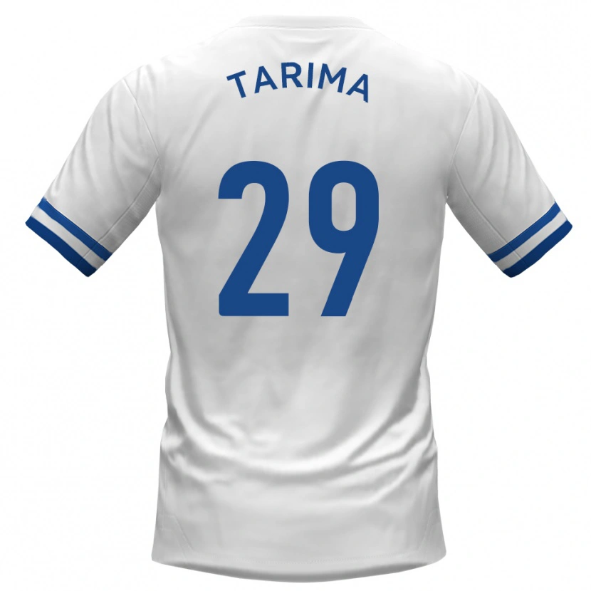 Danxen Damen Sean Tarima #29 Weiß Blau Auswärtstrikot Trikot 2025/26 T-Shirt