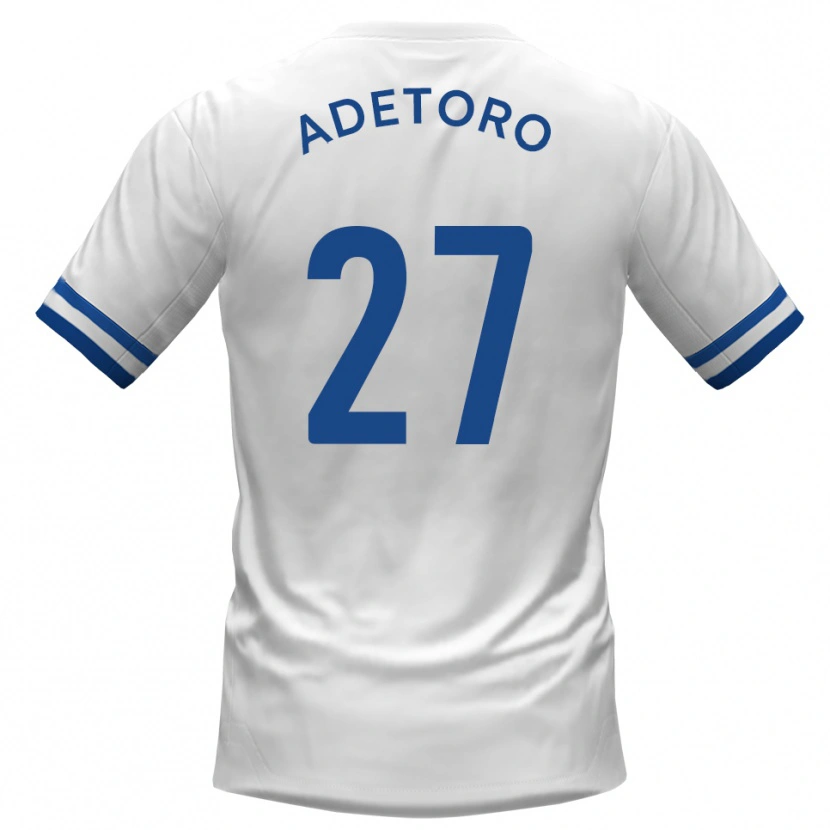 Danxen Damen Adam Alimi-Adetoro #27 Weiß Blau Auswärtstrikot Trikot 2025/26 T-Shirt
