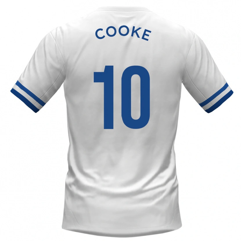 Danxen Damen Jamie Cooke #10 Weiß Blau Auswärtstrikot Trikot 2025/26 T-Shirt
