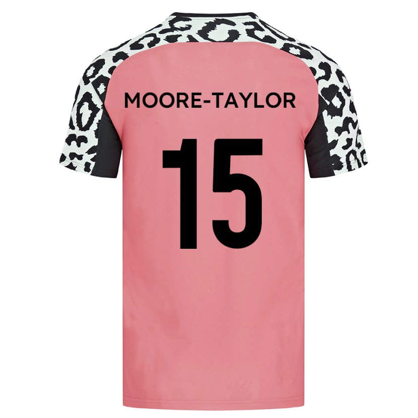 Danxen Damen Jordan Moore-Taylor #15 Pink Schwarz Auswärtstrikot Trikot 2025/26 T-Shirt