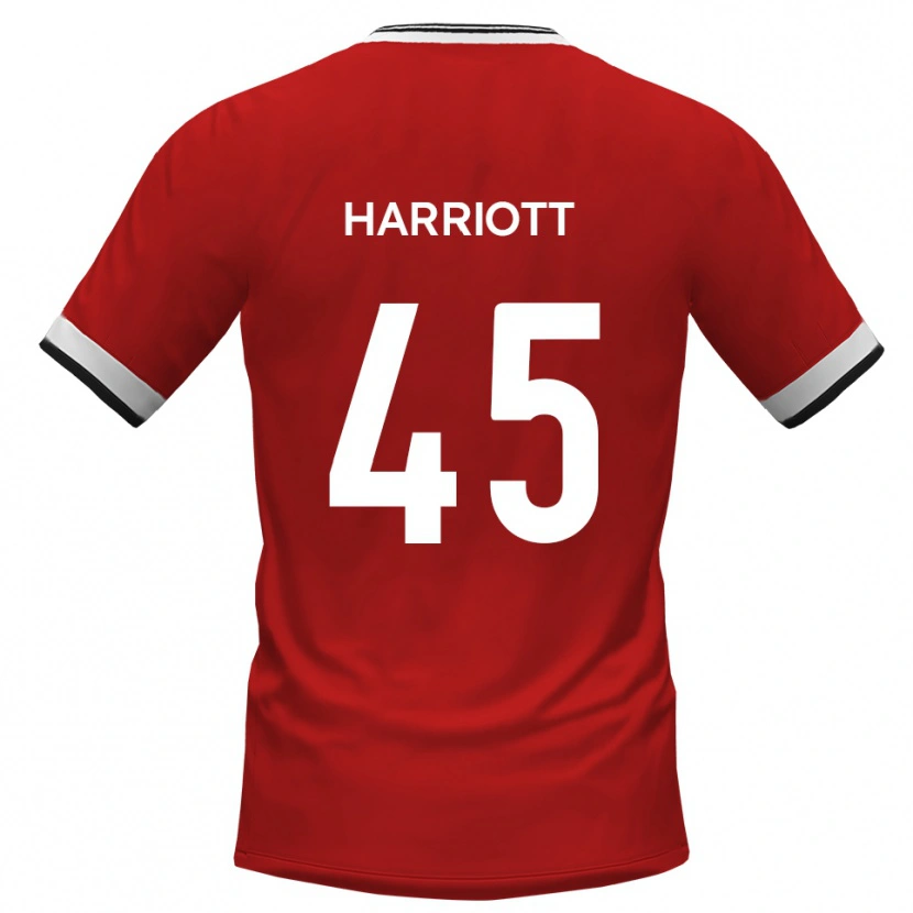 Danxen Damen Callum Harriott #45 Weiß Schwarz Auswärtstrikot Trikot 2025/26 T-Shirt