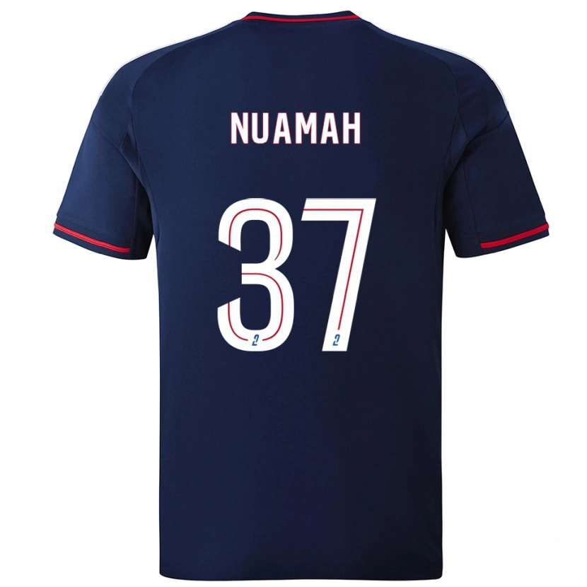 Danxen Damen Ernest Nuamah #37 Marine Rot Auswärtstrikot Trikot 2025/26 T-Shirt