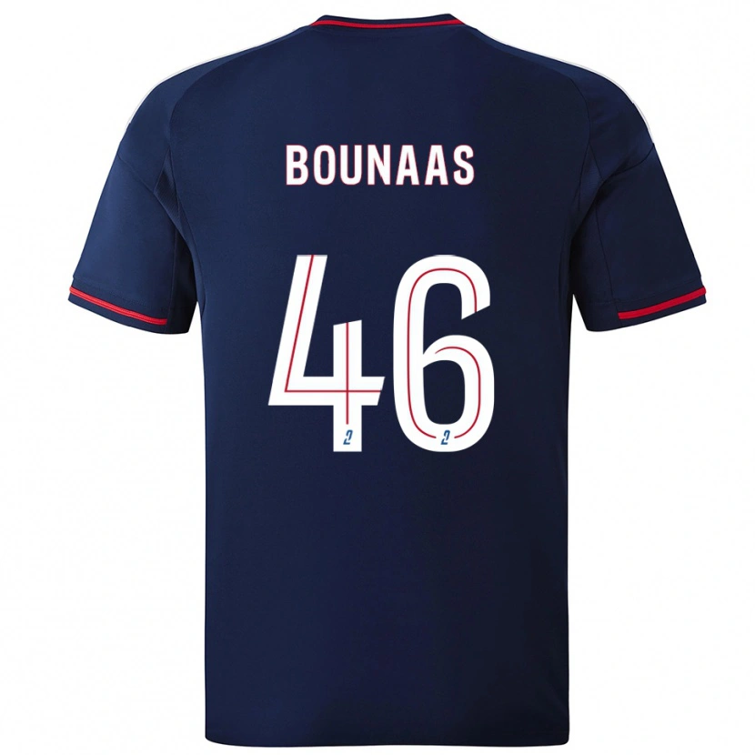Danxen Damen Idris Bounaas #46 Marine Rot Auswärtstrikot Trikot 2025/26 T-Shirt