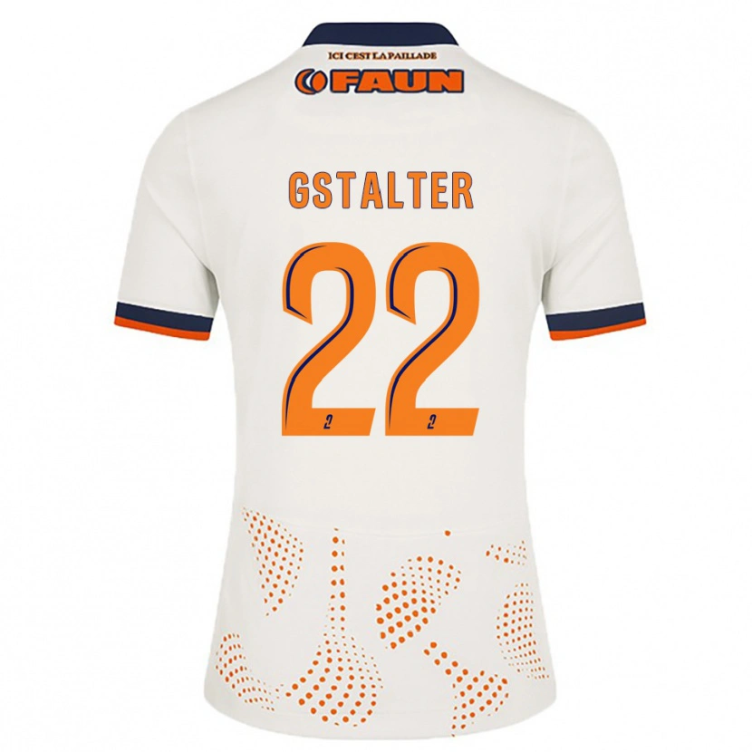 Danxen Damen Lola Gstalter #22 Weiß Orange Auswärtstrikot Trikot 2025/26 T-Shirt