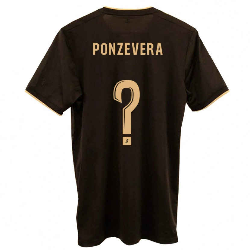 Danxen Damen Pierre-Pascal Ponzevera #0 Blau Rot Auswärtstrikot Trikot 2025/26 T-Shirt