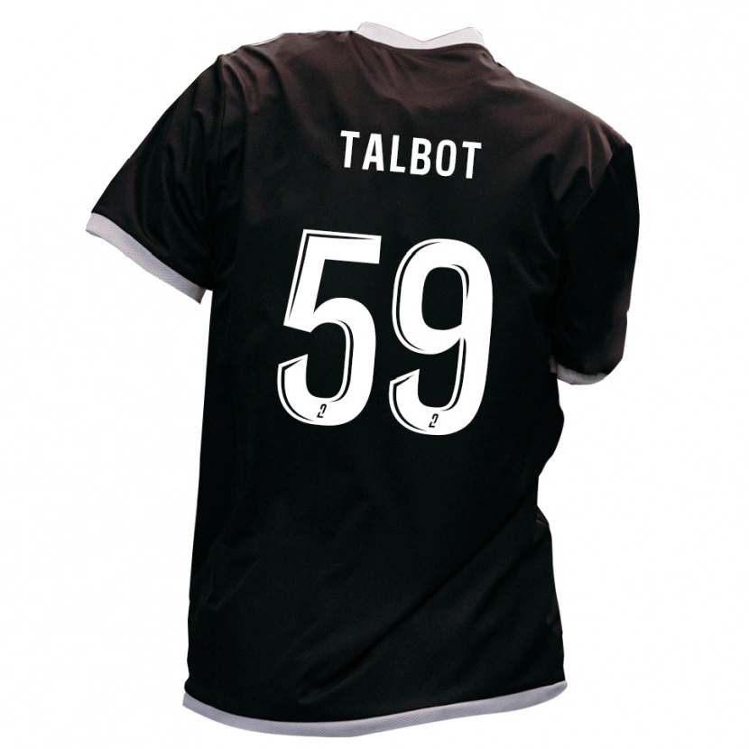 Danxen Damen Nathan Talbot #59 Schwarz Gold Auswärtstrikot Trikot 2025/26 T-Shirt
