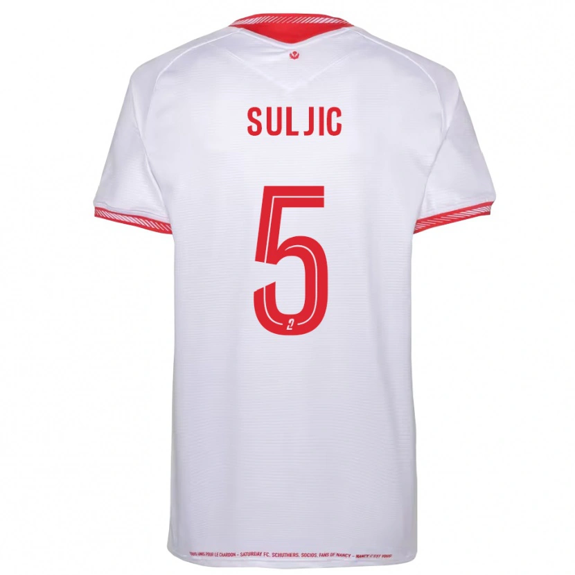 Danxen Damen Cazim Suljic #5 Schwarz Rot Auswärtstrikot Trikot 2025/26 T-Shirt