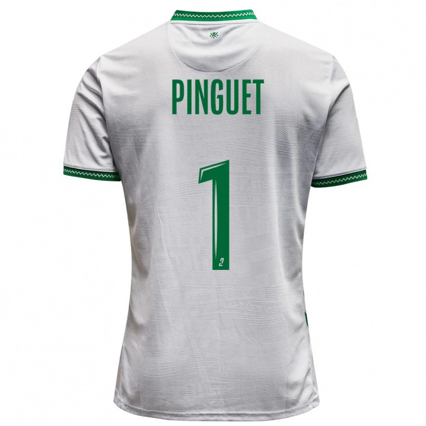 Danxen Damen Alice Pinguet #1 Weiß Grün Auswärtstrikot Trikot 2025/26 T-Shirt