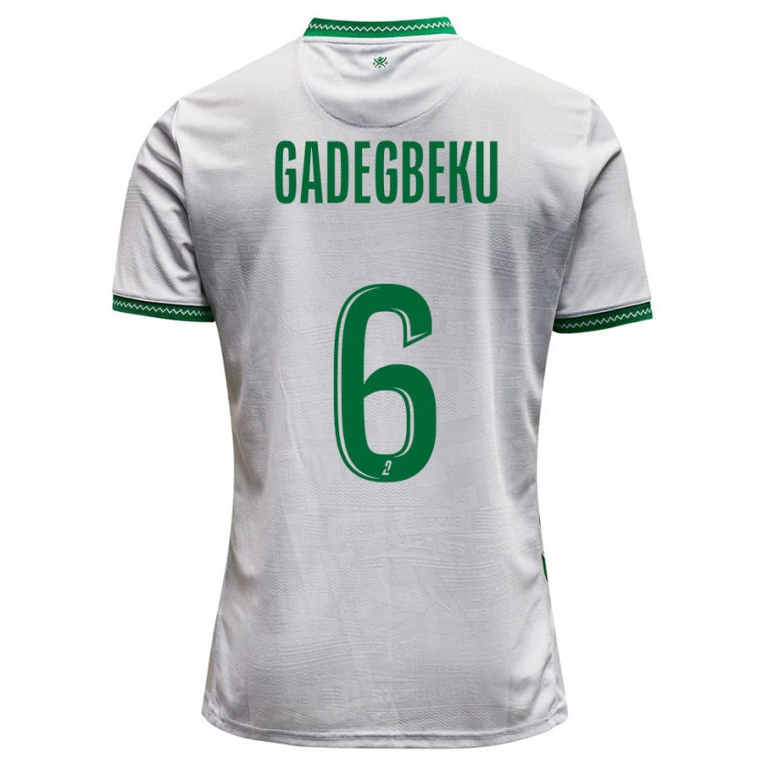 Danxen Damen Luan Gadegbeku #6 Weiß Grün Auswärtstrikot Trikot 2025/26 T-Shirt
