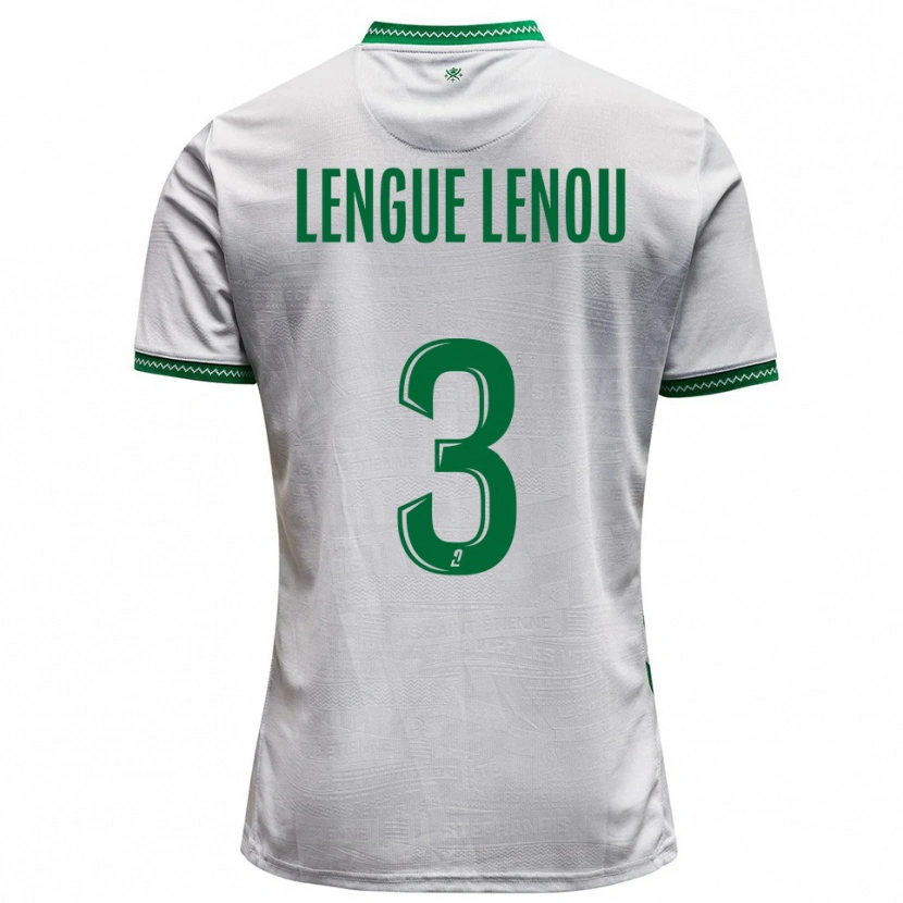 Danxen Damen Maxime Lengue Lenou #3 Weiß Grün Auswärtstrikot Trikot 2025/26 T-Shirt