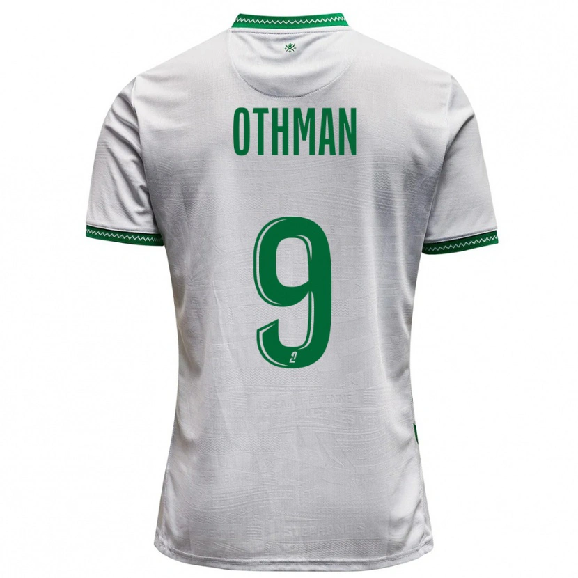 Danxen Damen Jibril Othman #9 Weiß Grün Auswärtstrikot Trikot 2025/26 T-Shirt