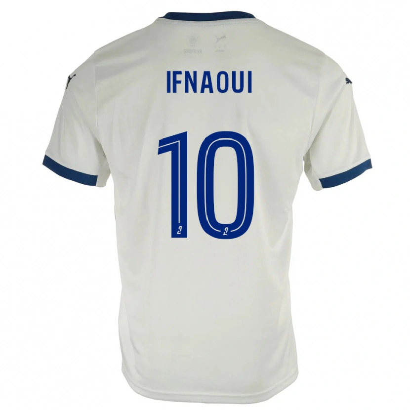 Danxen Damen Merwan Ifnaoui #10 Weiß Blau Auswärtstrikot Trikot 2025/26 T-Shirt