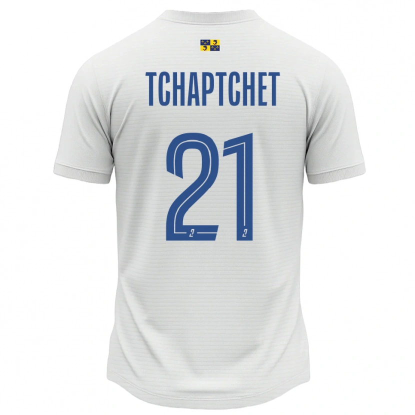 Danxen Damen Allan Tchaptchet #21 Weiß Blau Auswärtstrikot Trikot 2025/26 T-Shirt