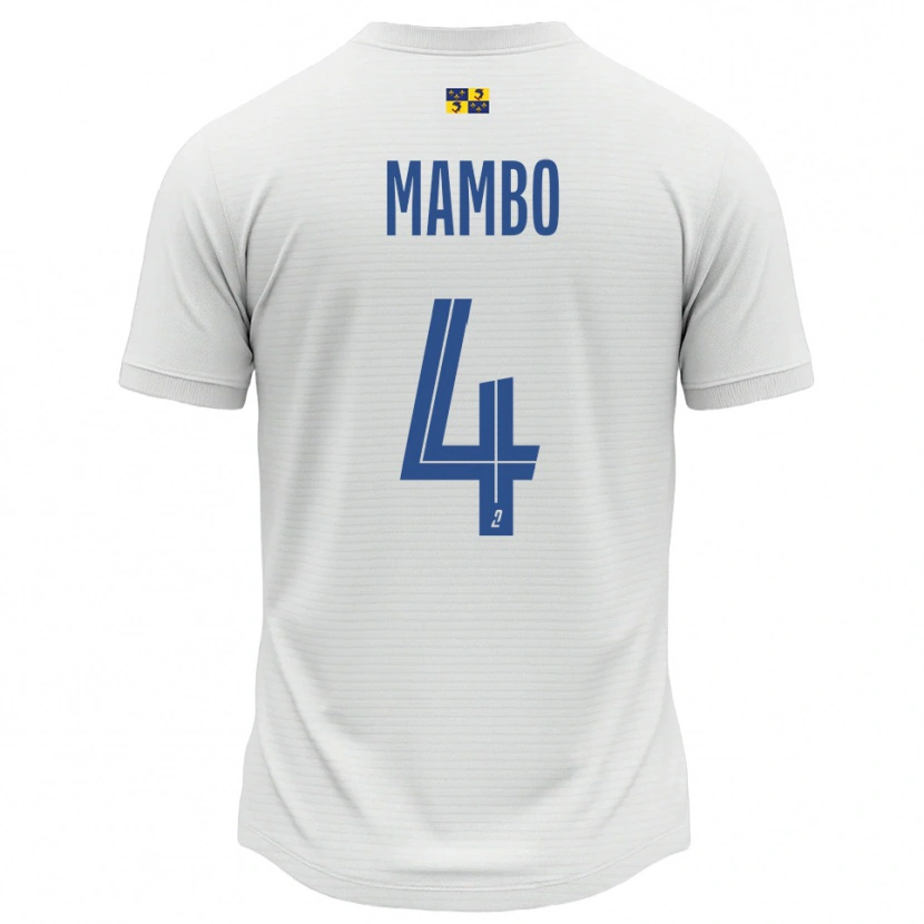 Danxen Damen Stone Mambo #4 Weiß Blau Auswärtstrikot Trikot 2025/26 T-Shirt