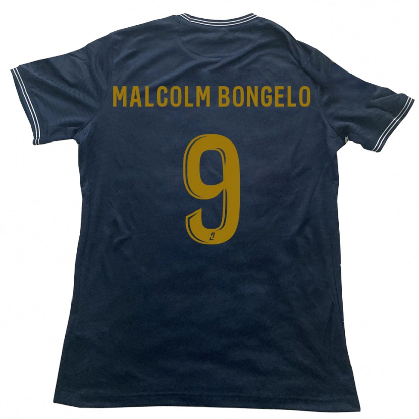 Danxen Damen Fidèle Malcolm Bongelo #9 Marine Gold Auswärtstrikot Trikot 2025/26 T-Shirt