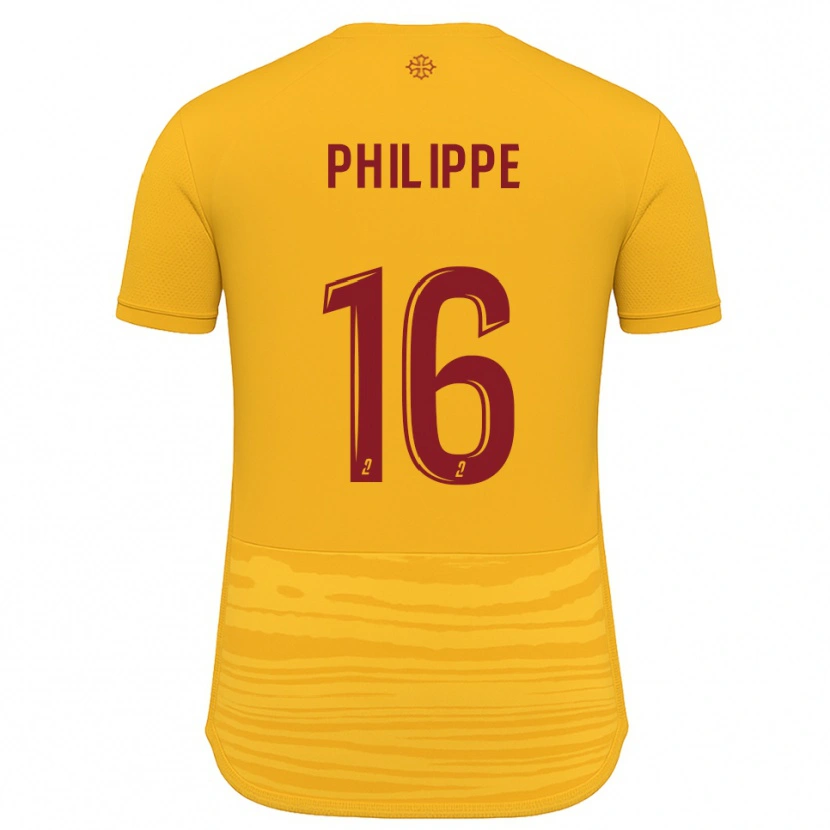 Danxen Damen Flavie Philippe #16 Orange Burgunder Auswärtstrikot Trikot 2025/26 T-Shirt