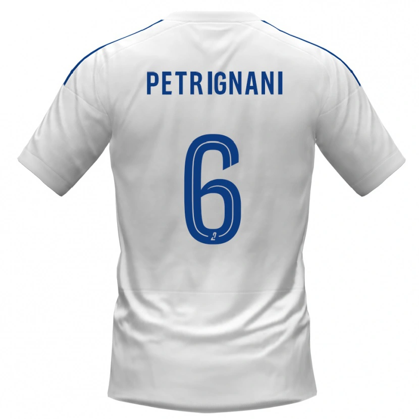 Danxen Damen Matteo Petrignani #6 Weiß Blau Auswärtstrikot Trikot 2025/26 T-Shirt