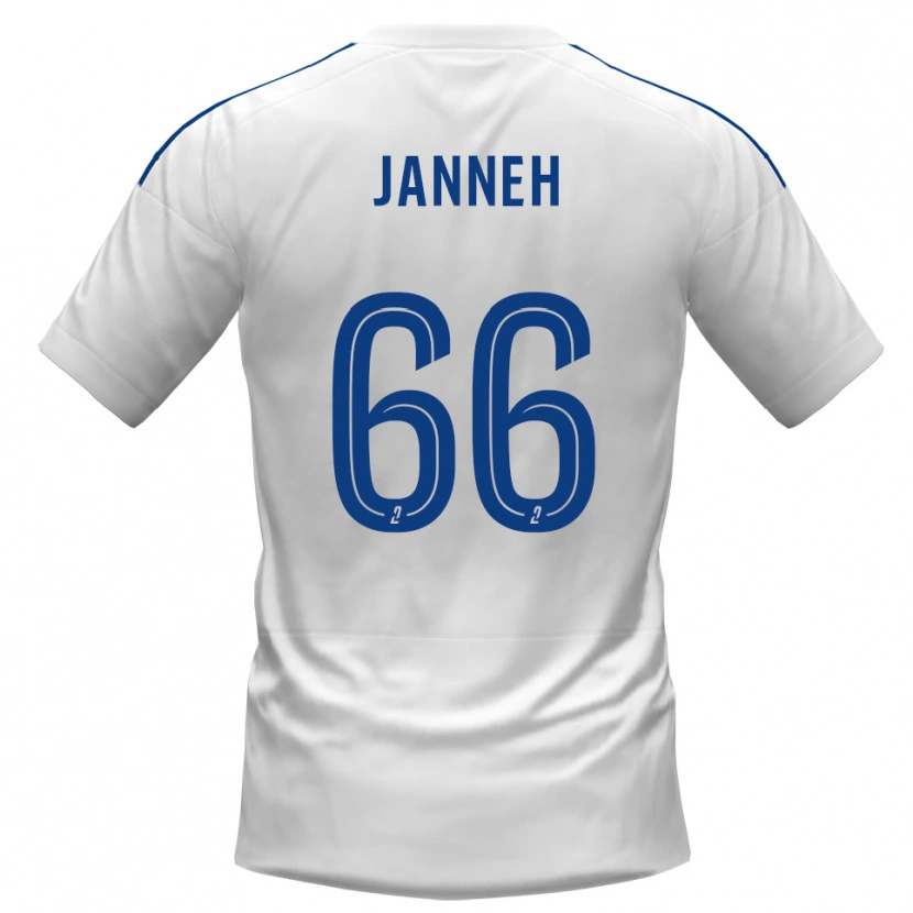 Danxen Damen Jocelyn Janneh #66 Weiß Blau Auswärtstrikot Trikot 2025/26 T-Shirt