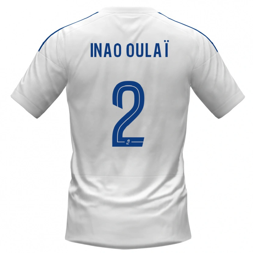 Danxen Damen Christ Inao Oulaï #2 Weiß Blau Auswärtstrikot Trikot 2025/26 T-Shirt