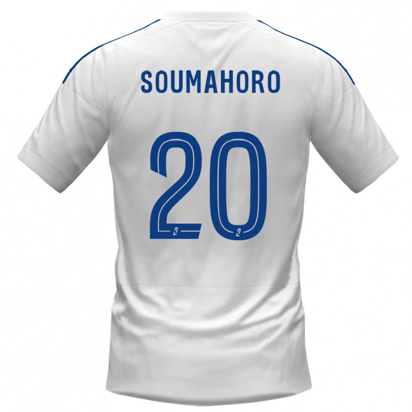 Danxen Damen Mamadou Soumahoro #20 Weiß Blau Auswärtstrikot Trikot 2025/26 T-Shirt