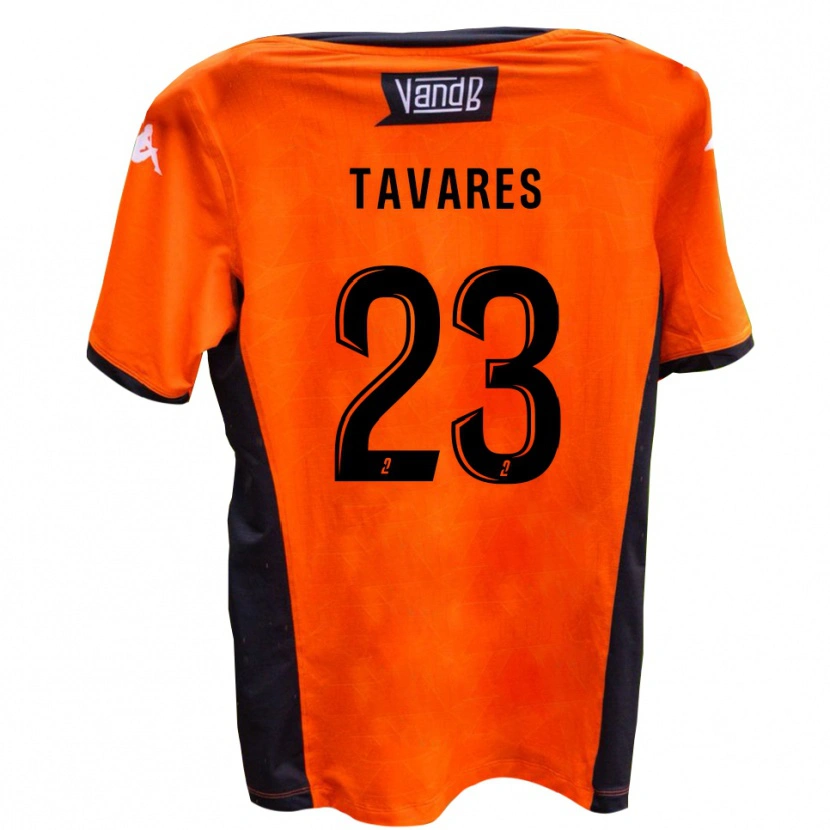 Danxen Damen Yohan Tavares #23 Weiß Schwarz Auswärtstrikot Trikot 2025/26 T-Shirt