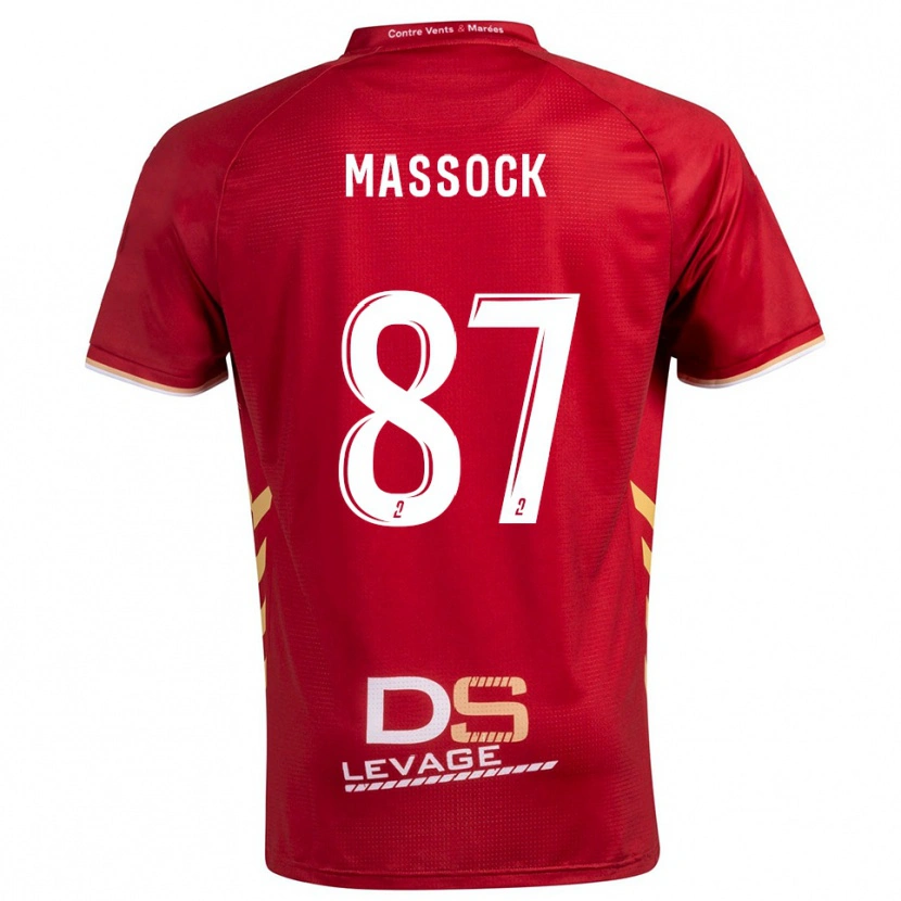 Danxen Damen Théna Massock #87 Burgunder Gold Auswärtstrikot Trikot 2025/26 T-Shirt