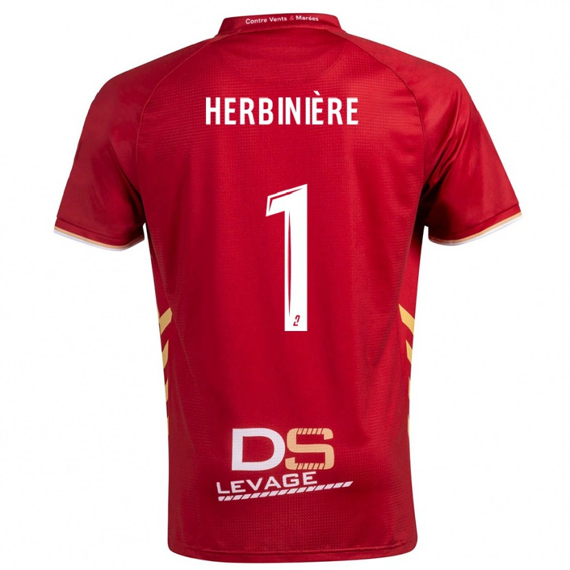 Danxen Damen Romain Herbinière #1 Burgunder Gold Auswärtstrikot Trikot 2025/26 T-Shirt