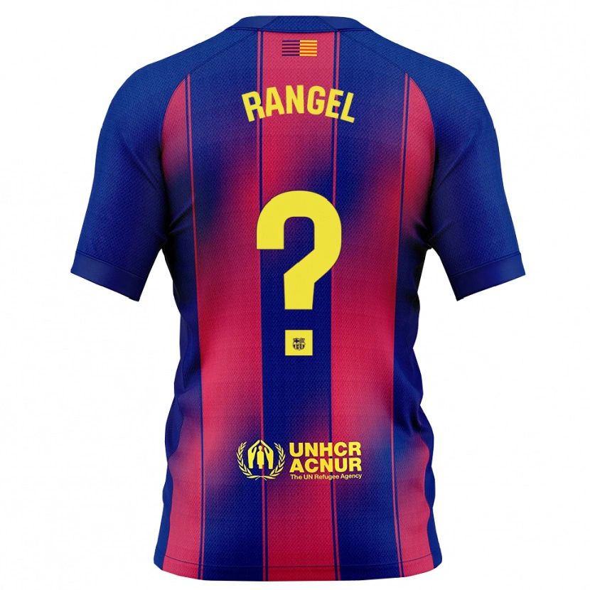 Danxen Kinder Héctor Rangel #0 Blau Rot Heimtrikot Trikot 2025/26 T-Shirt