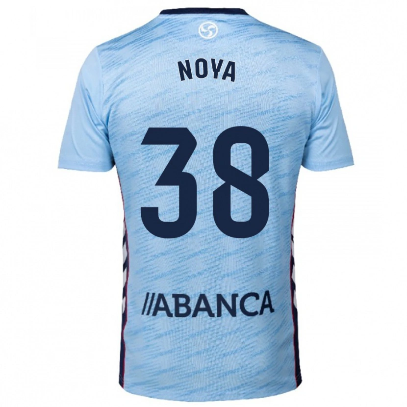 Danxen Kinder Dani Noya #38 Himmelblau Rot Heimtrikot Trikot 2025/26 T-Shirt
