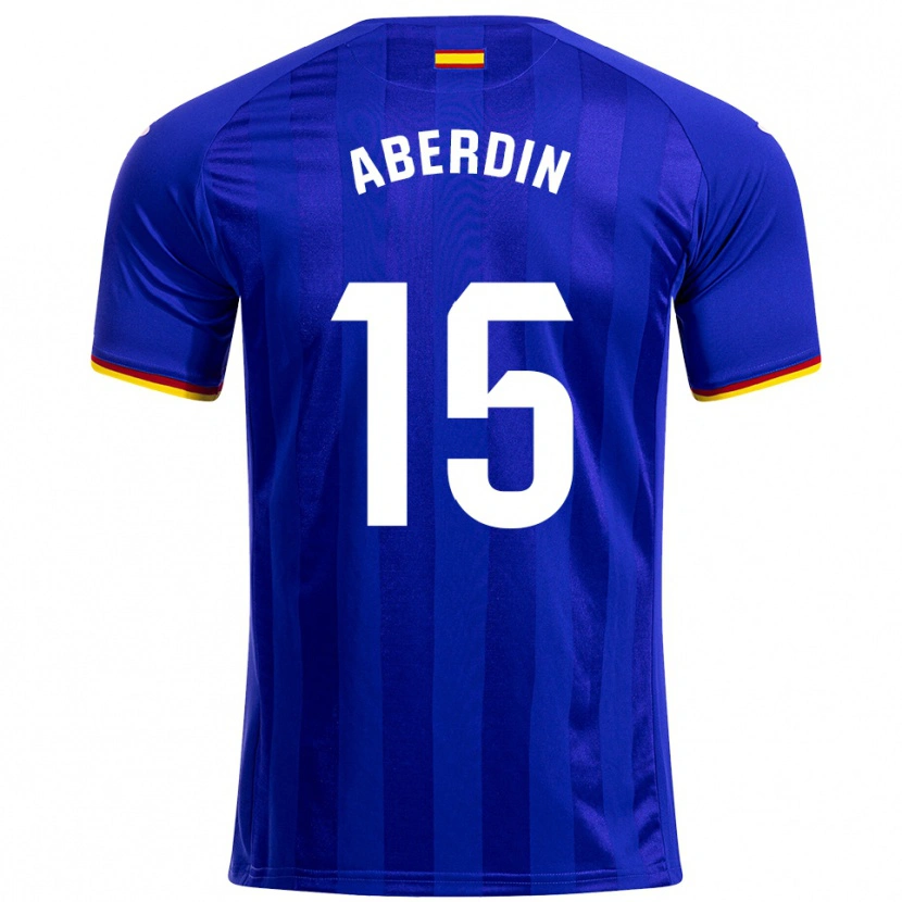 Danxen Kinder Nabil Aberdin #15 Blau Rot Gelb Heimtrikot Trikot 2025/26 T-Shirt