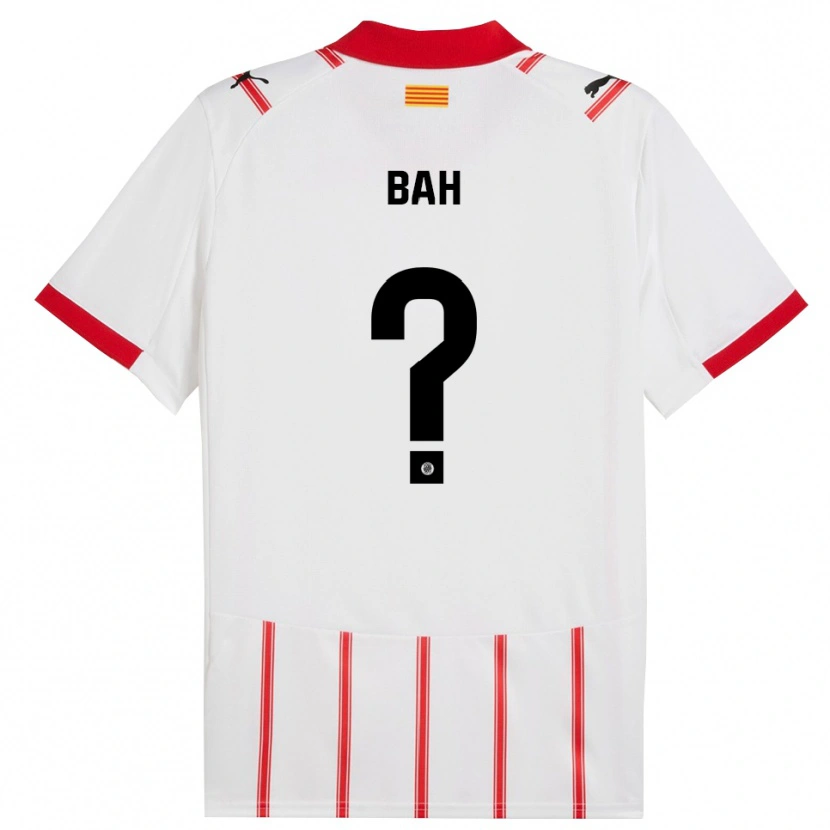 Danxen Kinder Mousta Bah #0 Weiß Rot Heimtrikot Trikot 2025/26 T-Shirt