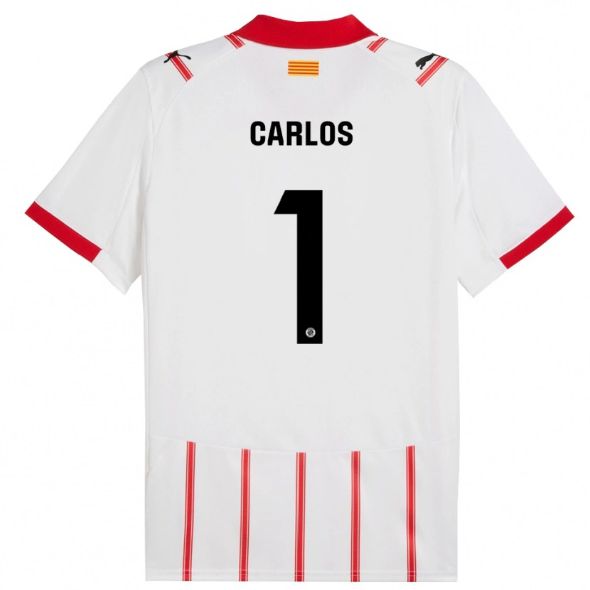 Danxen Kinder Juan Carlos #1 Weiß Rot Heimtrikot Trikot 2025/26 T-Shirt