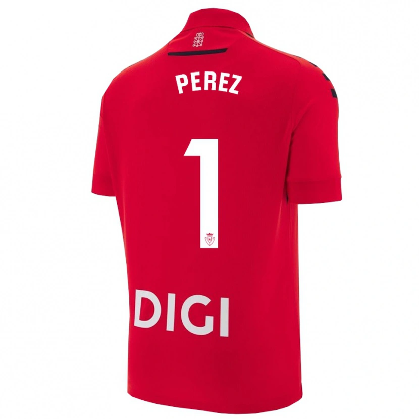 Danxen Kinder Silvia Pérez Fernández De Romarategui #1 Rot Schwarz Heimtrikot Trikot 2025/26 T-Shirt