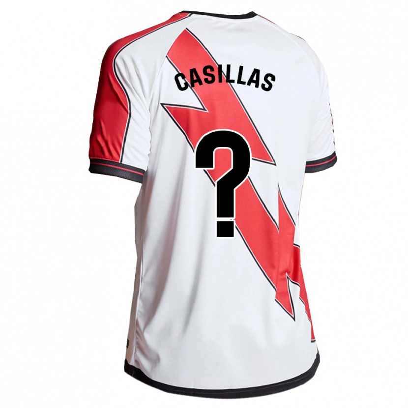 Danxen Kinder Marcos Casillas #0 Weiß Rot Heimtrikot Trikot 2025/26 T-Shirt
