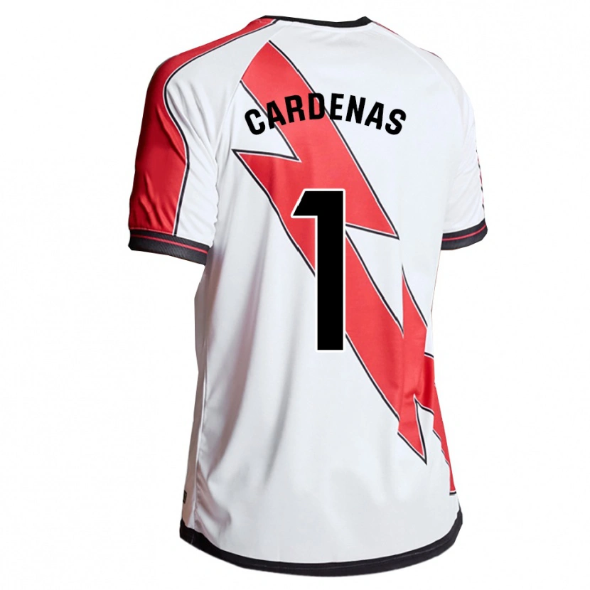 Danxen Kinder Dani Cárdenas #1 Weiß Rot Heimtrikot Trikot 2025/26 T-Shirt