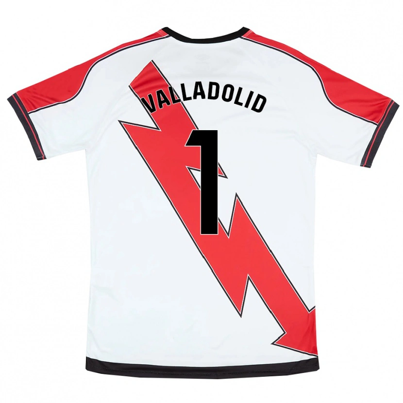 Danxen Kinder Miriam Valladolid Sánchez #1 Weiß Rot Heimtrikot Trikot 2025/26 T-Shirt